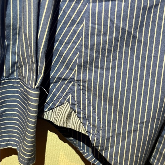 Tristan Stylish Blue Striped Shirt size XS - Picture 6 of 8